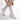 White Cow Leather Sole Flat Heels Stage Show Jazz Pole Dance Shoes for Women