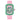 Women's Automatic Mechanical Carbon Steel Case Fluororubber Strap Skeleton Luminous Watch