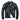 Men's Genuine Cowhide Leather Stand Collar Slim Fit Motorcycle Jacket
