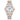 Quartz Roman Numerals Day Date Calendar Sapphire Glass Solid Steel Strap Women's Watch
