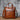 Vintage Genuine Cowhide Leather Vertical Briefcase Crossbody Tablet Computer Bag for Men
