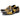 Men's Yellow Snake Pattern Square Toe Slip On Genuine Leather Loafers Shoes