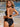 Mesh Patchwork Halter Push Up High Waist Backless Swimwear Bikini Set for Women