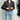 Women's Natural Leather Loose Zipper Wide Lapel Short Jacket