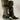 Women's Synthetic Leather Faux Fur Patchwork Pointed Toe Side Zipper Knee-high Boots