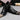 Men's Black Leather Business Casual Gold Metal Pointed Toe Rivet Loafers Shoes