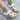 Summer Party Colorful Patchwork Platform Round Toe Cross-tied Lace-up Sandals