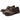 Men's American Leisure Genuine Leather Round Toe Patchwork Lace-Up Casual Shoes