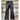 Sheepskin Micro Flared Elastic Waist Slim Streetwear Cropped Pants for Women