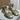 Men's Genuine Leather Python Skin Casual Sneakers with Letter Print Lace Up