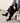 Women's Modern Autumn Cowhide Back Zipper Short Boots with Round Toe