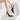 Summer Patent Leather Pointed Cap Toe Slim Heels Pumps for Women