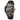 Men's Stainless Steel Mechanical Hollow Dial Leather Strap Tourbillon Sapphire Crystal Watch
