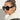 Summer Beach Vintage Fashion Letter V Square Big Frame Women's Sunglasses
