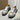 Trendy Solid Color Snake Skin Pattern Casual Sneakers Shoes for Men