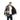 Men's Real Rex Rabbit Fur Turn-down Collar Casual Style Winter Jacket