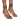 Serpentine Print Snake-shaped Ankle Strap Round Toes Sandals for Women