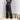 Women's European and American Fashion Sheepskin Elastic Waist Loose Wide Leg Pants