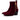 Men's Handmade Round Toe Gold Chain Zipper Decor Block Heel Ankle Boots