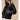 Women's Short Silm Foamed Sheepskin Single-Breasted Square Collar Jacket