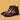 Men's Winter Fur-Lined Genuine Leather Crocodile-Embossed Zipper Ankle Boots