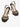 Women's Metal Decor Square Toe Buckle Straps Thin Heeled Stiletto Sandals