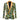 Luxury Men's Striped Sequin Blazer Coat for Stage Performance and Photoshoot