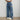 Women's Luxury Street Style Bowknot Design Washed Denim Loose Straight Pants