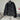 Luxury Style Natural Mink Fur Black Short Winter Coat for Women