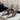 Women's Glossy Gray 9cm High Heels Pointed Toe Slingbacks Leather Runway Pumps