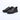 Men's Minimal Fashion All Black Crocodile Skin Casual Genuine Leather Sneakers