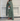 Women's Green Shawl Mermaid Flower Lace Luxury Evening Prom Dress