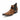 Men's Party Wedding Leopard Print Leather Pointed Toe 6.5cm Heels Ankle Boots