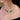 Trendy 925 Sterling Silver Green Pear Open Torques Necklace for Women