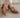 Women's Square Toe Buckle Straps T-strap Chunky Heel Bling Flower Decor Pumps