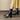 Women's Cow Patent Leather Square Buckle Round Toe Side Zipper Boots