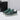 Crocodile Skin Casual Sports Green Transparent Sole Sneakers for Men