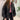 Women's Trendy Genuine Sheepskin Pocket Metal Zipper Loose Short Jacket
