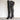 Women's Leather Buckle Zipper High Heels Thigh High Stiletto Boots