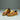 Embossed Pattern Crocodile Skin Golden Brown Thick Sole Casual Sneakers for Men