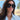 Women's Luxury Oversized Metal Oval Frame UV400 Punk Pilot Sunglasses