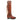 Retro Round Toe Zip Chunky Heel Western Cowboy Boots for Women