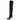 Leather Pointed Toe High Heel Zipper Thigh High Boots for Women