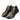 Casual Fashion Men's Black Gold Snake Skin Genuine Leather Sneakers