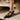 Women's Square Toe Buckle Straps T-strap Chunky Heel Bling Flower Decor Pumps