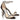 Women's Summer Party Style Open-toed Rhinestone Slim High Heels Pumps