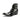 Punk Style 6.5cm High Heels Pointed Toe Buckled Leather Ankle Boots for Men
