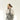 Women's One Piece French Vintage Natural Straw Sun Hat with Black Ribbon