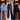 Retro Style Elastic High-Waist Slim Bootcut Butt-Lifting Tummy Control Denim Trousers