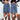 Women's All-match Casual Summer Streetwear Multi-pocket Straight Cut Denim Shorts